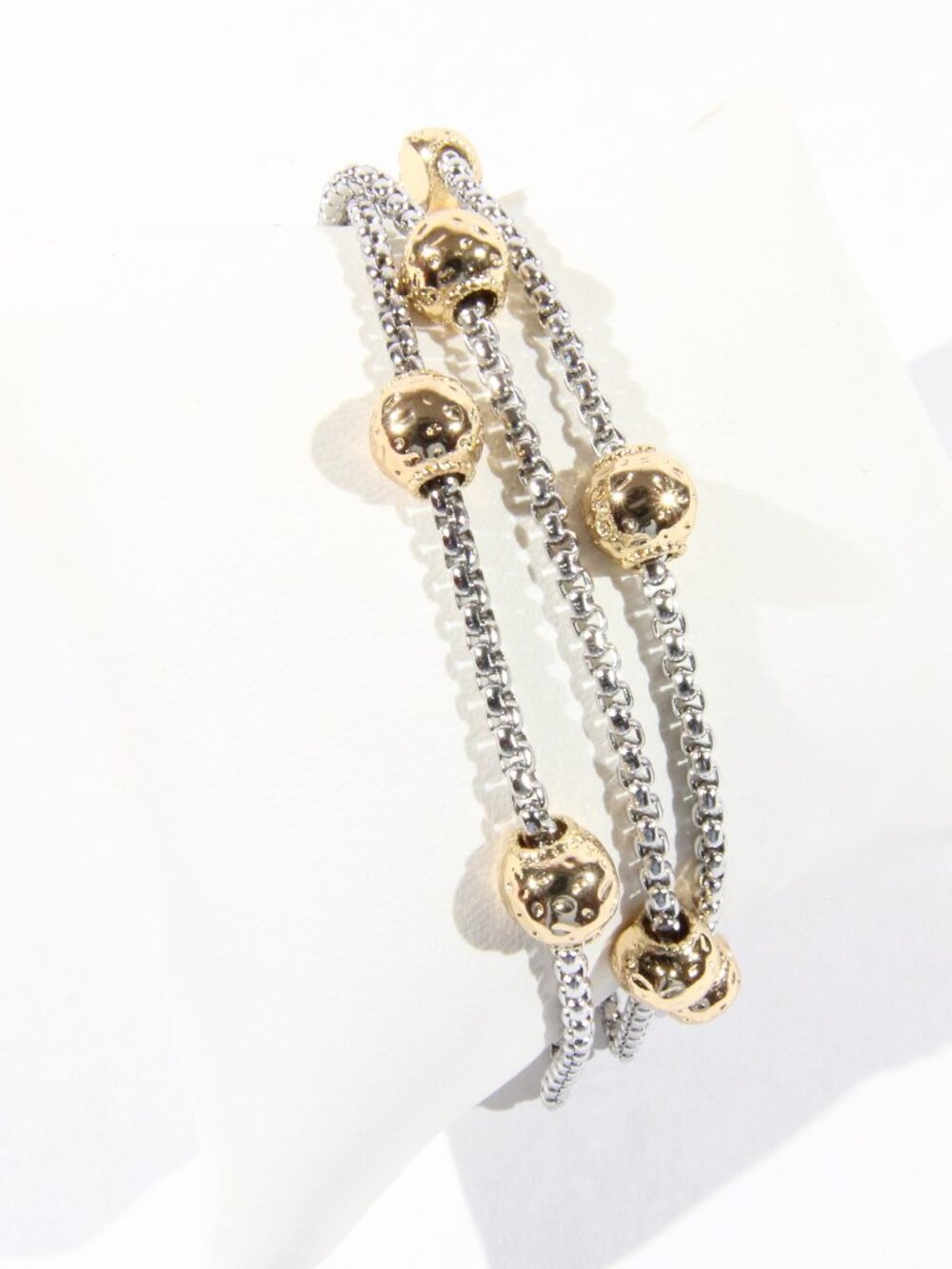 NWT Stella Rose London Fine Gold-Plated Balls Bracelet